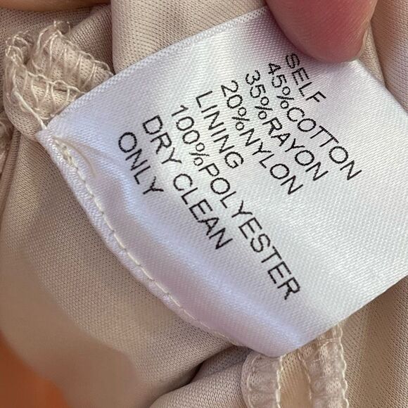 Tadashi Shoji blush Evening Dress Gown Cocktail Wedding Lace Lined Pink Size 12 - Picture 10 of 14